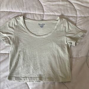 PacSun Green Crop T-Shirt Short Sleeve